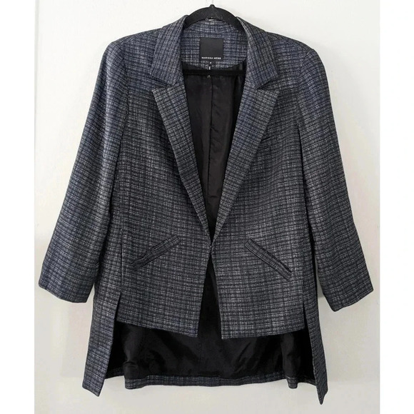 MARISSA WEBB Hi-Lo Metallic Tweed Blazer - Picture 1 of 8